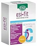 ESI Fit Controlla Appetito, Integratore Alimentare con Garcinia Cambogia, Gymnema e Rhodiola, Aiuta il Metabolismo di Carboidrati e Lipidi, Riduce il Senso di Fame, Senza Glutine e Vegano, 60 Ovalette