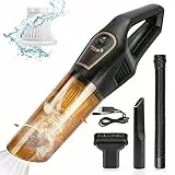 Aspirabriciole Senza Fili, Aspirapolvere Auto, Aspirapolvere Portatile e a Carica Rapida con 120W ad Alta Potenza, Bbuono per Casa, Auto, Ufficio