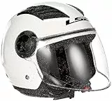 LS2, Casco jet de moto Airflow bianca, L