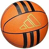 adidas Unisex - adulto 3 strisce di gomma Mini Basket Arancione 3