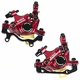 Lixada Freno a Disco Idraulico per Bici Pinze Anteriori/Posteriori Pieghevole Adatto a Rotore Bici da 160mm per Bicicletta da MTB Accessorio Bici