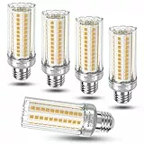 16W Lampadina LED E27, Equivalenti a 120W 150W Lampada Alogena, Luce Bianca Calda 3000K 1900LM, Edison Mais Candelabro, Alta luminosità e Risparmio Energetico Non Dimmerabile, 5 Pezzi