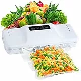 Macchina Sottovuoto per Alimenti De Santcis Light Design, Sigillatore sottovuoto per alimenti freschi sia secchi che umidi