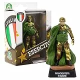 Giochi Preziosi Esercito Italiano - Personaggio Da 8 Cm Rappresentante Un Paracadutista In Azione Altamente Dettagliato Nell'Uniforme E Nella Divisione, Per Bambini A Partire Dai 3 Anni, Eer20800