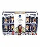 NIVEA Calendario dell'Avvento 2022 (24 pezzi), il set regalo NIVEA include idratante, lavaggio viso, gel doccia, balsamo dopobarba, balsami per labbra, anti-traspirante e altri regali per le donne