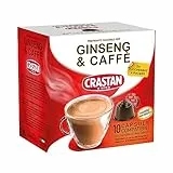 Crastan Capsule Compatibili Dolce Gusto - Ginseng & Caffè Da Zuccherare - 1 confezione da 10 capsule