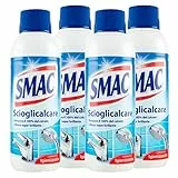 Smac - Scioglicalcare Gel, Detergente Anticalcare Bagno, Azione Igienizzante e Brillantezza, 500 ml x 4 Pezzi