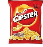 22 BUSTE PATATINE CIPSTER ORIGINAL DA 35 GR BUSTA MERENDA SALATI SNACK
