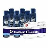 Neutro Roberts, Deodorante Uomo Spray Fresco Essenza Marina, Efficace per 48h, Protezione Naturale con Note Floreali, Deodorante Uomo e Donna, Dermatologicamente Testato - 6 Flaconi da 150 ml