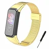 MIJOBS Cinturino Compatibile con Huawei Band 4 Cinturini Honor Band 5i Bracciali in Acciaio Inossidabile Braccialetto di Ricambio per Huawei Band 4/Honor Band 5i Cinturino
