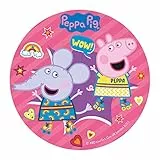 Dekora - Decorazione per Torte di Compleanno per Bambini su Disco Commestibile Peppa Pig - 20 cm