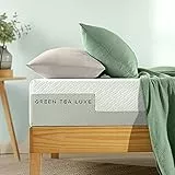 ZINUS Materasso Luxe in memory foam al tè verde | Materasso adattabile a 7 zone | 120 x 190 cm | Altezza 20 cm | Materasso arrotolabile | OEKO-TEX