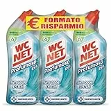Wc Net - Profumoso Gel, Anticalcare e Igienizzante per WC, Tripacco Mono Fragranza a Seconda della Disponibilità, 3 Flaconi da 700 ml