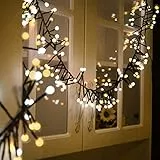 Avoalre Luci Natale 3M 400 LED, Catene Luminose Luci Led Impermeabile Luci Stringa Illuminazione Interno/Esterno per Festa Nozze Compleanno Natale, Bianco Caldo