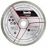 kwb by Einhell Disco da taglio diamantato 180 x 25,4 mm, accessorio tagliapiastrelle (Ø 180 x 25,4 mm, bordo diamantato 8 mm, max. 8500 min-1, adatto per macchine per taglio piastrelle Einhell