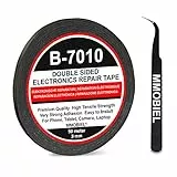 MMOBIEL 3 mm Nastro bi-adesivo rotolo lungo 50 m (Nero) per riparazione Smartphone Tablet