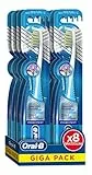 Oral-B Pro-Expert All in One, Spazzolino Denti Manuale, Riduce la placca, Raggiunge le Zone più difficili, Spazzolino Setole Morbide Angolate CrissCross, Maxi Formato da 8 Spazzolini