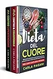 DIETA DEL CUORE: Abbassa il colesterolo e tieni sotto controllo la pressione alta in modo naturale senza medicinali. Rimedi, alimenti e ricette contro l’ipertensione.