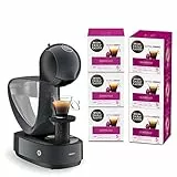 KRUPS Nescafé Dolce Gusto Infinissima Macchina da Caffè, Design Multi-Bevande, Grande Serbatoio XL Rimovibile, Pressione 15 bar + 5 scatole da 16 capsule