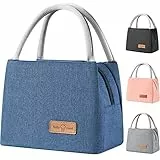 Borsa Frigo Piccola, NHHEO Borsa Termica Pranzo 8L Borsa Frigo Borsa Pranzo, Borsa Termica Piccola per Ufficio lavoro Scuola Viaggi Campeggio All'aperto Picnic (8L Blu)