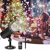 Luci per proiettore natalizie, luci decorative a LED, luci decorative natalizie, con timer a distanza, impermeabile, per interni ed esterni, per Halloween, Natale, giardino