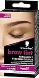 Schwarzkopf, Kit Sopracciglia, Colorazione Permanente per Sopracciglia, Tinta per Sopracciglia, Fino a 10 Applicazioni, Tonalità 4-1 Castano Scuro