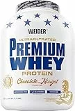 Weider Premium Whey Protein, Proteine in Polvere con Isolato di Siero di Latte per Massa Muscolare, Ricche di EAA, BCAA e L-glutammina Libera, Ottima Solubilità, Cioccolato, 2.3 kg