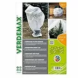 VERDEMAX 5815, Involucro in Tessuto Non Tessuto da 17 g/m², 1 x 1,6 m, Colore Bianco (3 Pezzi)