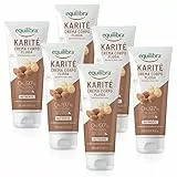 Equilibra Karité Crema Fluida Corpo, Confezione da 6 Pezzi (6 x 200 ml)