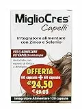 F&F 53070 MiglioCres Linea Capelli, Integratore Alimentare, 60+60 Capsule Promo