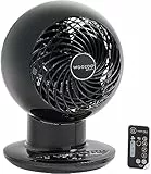 Woozoo, Ventilatore da tavolo ultra potente, silenzioso e portatile, 30m², Portata 25 m, Oscillazione multidirezionale, telecomando, timer, Soggiorno - Woozoo PCF-SC15T - Nero