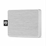 Seagate One Touch SSD, 1 TB, SSD Esterno, Bianco, USB 3.0, PC e Mac, 4 Mesi di Piano Fotografia Creative Cloud Adobe e 3 Anni di Servizi Rescue (STJE1000402)