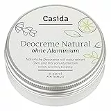 Casida - Crema Deodorante Naturale senza alluminio - crema deo con oli naturali puri - protezione sicura contro gli odori di sudore - la qualità delle farmacie - 50 ml