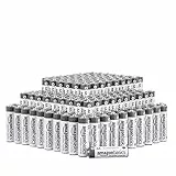 Amazon Basics Batterie industriali alcaline AA, confezione da 150
