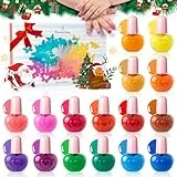 Set di Smalti per Unghie per Bambini, Eleonore's Diary 16 * 5ml Smalto per unghie, Non Tossico, Strappabile, A base d'acqua Kit di Smalti, Regalo di Compleanno per Ragazza 3+