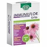 ESI - Immunilflor Urto, Integratore Alimentare a Base di Fermenti Lattici e Vitamina D, Favorisce le Difese Immunitarie Contro le Aggressioni della Stagione Invernale, Senza Glutine, 30 Naturcaps
