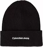 Calvin Klein INSTITUTIONAL Beanie, Cappello Donna, Black,