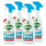 Citrosil Home Protection - Sgrassatore Bagno Disinfettante con Vere Essenze di Agrumi, 650 ml x 4 Pezzi