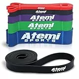 Banda Elastica Fitness | Bande Elastiche Resistenza per Uomo e Donna | Fascia Elastica Esercizi per Fitness, CrossFit, Pilates e Ginnastica (#2 Nero (10-30kg))