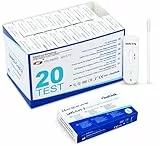 Adeste – 20 scatole test COVID 19 Tamponi Rapidi Nasali. Validato Nuove Varianti Settembre 2023. Certificato per uso domestico. Non Invasivo, Non Fastidioso, Facile da Usare