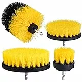 4 Pezzi Spazzola per Trapano Drill Brush Power Scrubber Spazzole da 2 a 5 Pollici per la Pulizia Toilette Cucina Bagno Doccia Piastrelle Lavello Auto