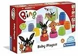 Clementoni Playset Clemmy-mattoncini Personaggi Bing e libricino-Set Costruzioni morbide Bambini 18 Mesi-Made in Italy, Multicolore, 17693