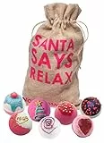 Bomb Cosmetics, confezione regalo in juta fatta a mano con bombe da bagno