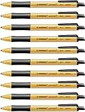 Penna a sfera Ecosostenibile - STABILO pointball - CO2 neutral - Confezione da 10 - Nero