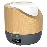 Cecotec PureAroma 500 Smart Grey Woody Diffusore di aromi, capacità 500 ml, display a LED, timer 12h, sveglia, 3 modalità operative, copertura 30m2, V1705248