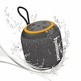 Tronsmart Altoparlante Bluetooth portatile con luci, vero accoppiamento stereo wireless e bassi migliorati, riproduzione 18H, altoparlante doccia impermeabile IPX7 e altoparlanti esterni