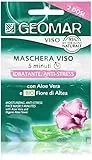Geomar - Maschera Viso, Idratante, Anti-Stress, 2 x 7.5 ml - 15 ml