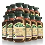 Antica Erboristeria 2 in 1 Shampoo Idratante Latte di Riso, Shampoo e Balsamo per Capelli con Doppie Punte con Ingredienti Naturali, 12 pezzi x 225 ml