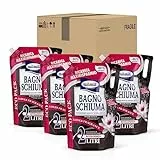 Milmil Bagno Schiuma, Fragranza Floreale, Pratico Formato Convenienza, Dermatologicamente Testato - 4 x 2000 ML