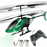 VATOS Elicottero radiocomandato RC Elicottero: altitudine hobby aereo con batterie trottola e luce LED 3,5 canali Micro Mini Military Serie Indoor Giocattoli Regalo per ragazzi adulti